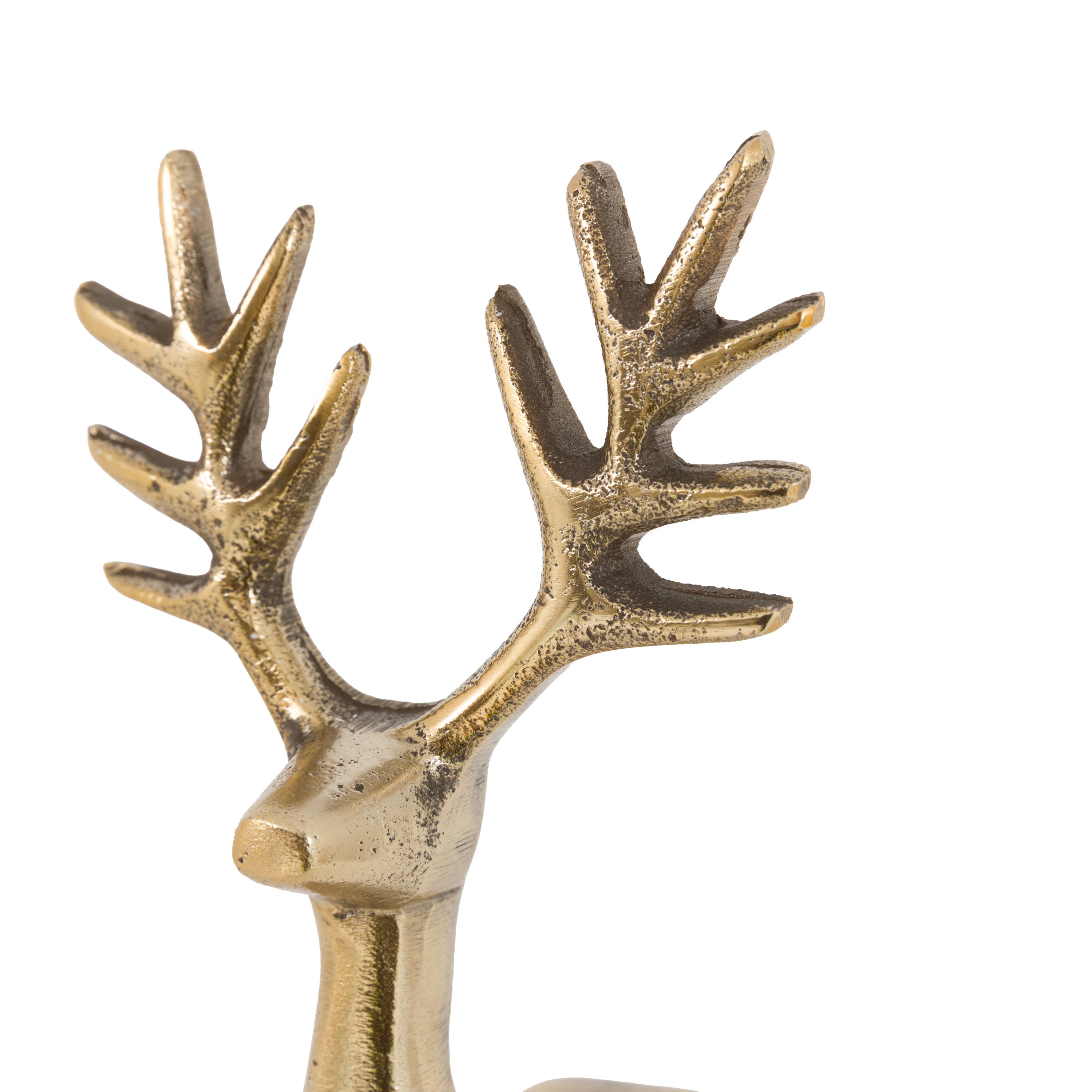 Stag Antique Gold Decoration